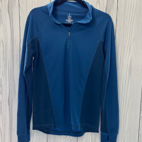 L.L. Bean Other - Mens LL BEAN Blue Size Small Outdoor Long Sleeve 1/4 Zip Polyester